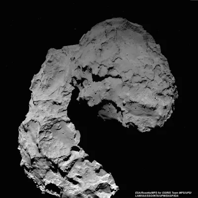 d.....4 - Zdjęcie wykonane kilka godzin temu przez sondę Rosetta z odległości 22.9 km...