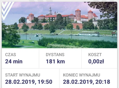 Jasza_Henrykowicz - @Hazyl: u mnie dziś przed chwilą podobna sytuacja 181 km w 28 min...