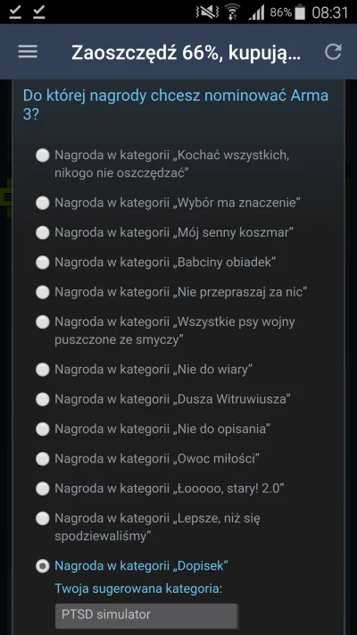 Saper9 - Głosujemy ( ͡° ͜ʖ ͡°)
#armaforces #arma3