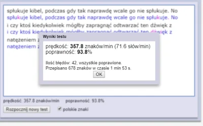 W.....g - Piszę z użyciem trzech palców lewej ręki i dwóch prawej. Gdybym tylko umiał...