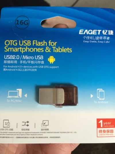 daniel_z - Pendrive USB oraz OTG - EAGET V9 16GB
Zamówione: 04.06
Odebrane: 18.06
...