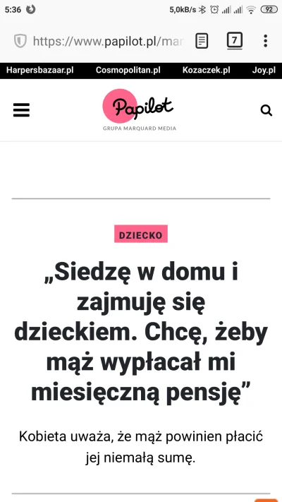 Jack0wy - xDDDDD
Może jeszcze mąż powinien działalność założyć żeby ją zatrudnić? Śmi...