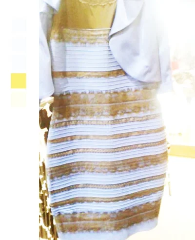 Mirki U mnie w biurze 5 osób twierdzi, że to jest sukienka biało-zł...  (@katalizat0r) :: 