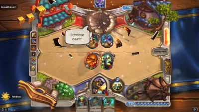 Felidiusz - z takich życiowych osiągnięć, to pokonałem w #hearthstone samego szatana ...