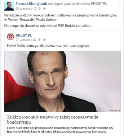 hermes06 - @Lurch: Skandaliczne propagowanie banderyzmu. Mam nadzieję, że przejdzie t...