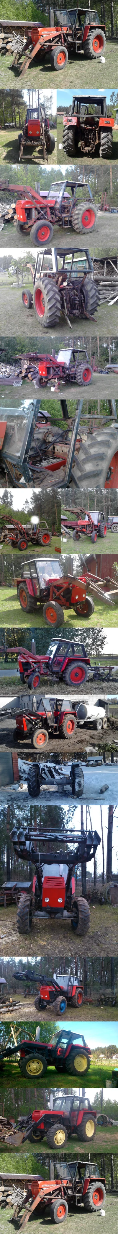 pitrek136 - Przeobrażenie złomu w #traktorboners by Dad 'n Me. #zetor Kupiony a właśc...