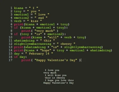 KrzaQ2 - Dating a programmer and this is what I made him for Valentine's Day. I googl...