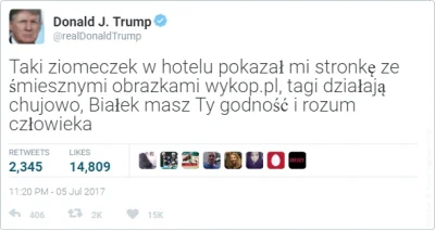 m.....4 - Może naciski z USA sprawią, że Michał Białek w końcu naprawi tagi 
#trump ...