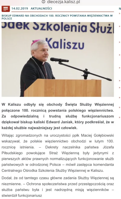 sklerwysyny_pl - #sklerwysyny #kalisz #sluzbawiezienna #biskup #edwardjaniak