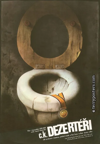 WezelGordyjski - #plakatyfilmowe

C.K. Dezerterzy, czeski plakat