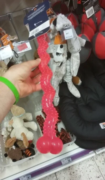 wieesieek - Kumpel znalazł ciekawą zabawkę dla psów w sklepie ( ͡° ͜ʖ ͡°)
tylko 43 z...