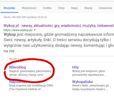 j.....a - Google ukazało esencję mirko.
#gownowpis #google , a poza tym mój #pierwsz...