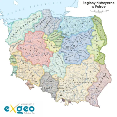 kono123 - Regiony historyczne w Polsce

#ciekawostkihistoryczne #ciekawostki #mappo...