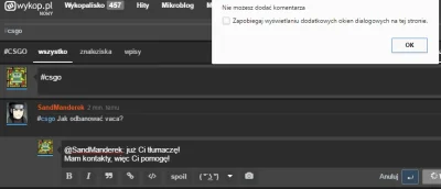 KrystJan - chciałem pomóc Mireczkowi ściągnąć VACa a ten ma mnie na #czarnolisto, no ...
