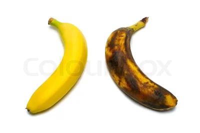 Beto - Bardzo dojrzały banan. (Po lewej banan dla skali) #humorobrazkowy