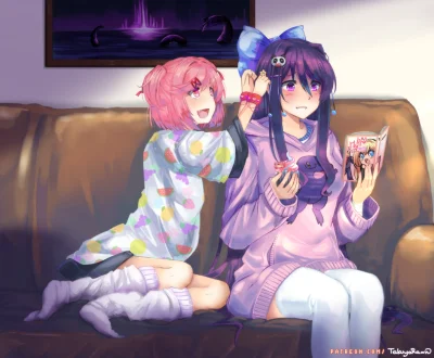 bakayarou - #randomanimeshit #dokidokiliteratureclub #yuri #natsuki #zakolanowkianime...