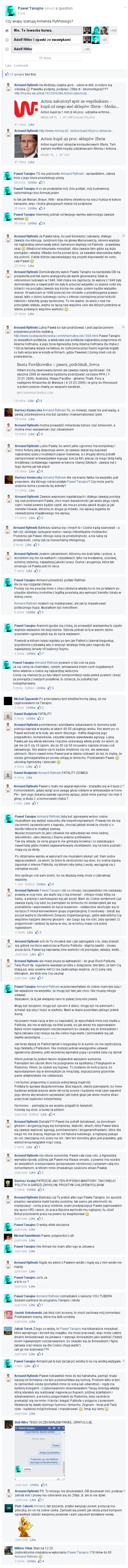 Bunkier - a tutaj debata na #facebook #ryfinski z #tanajno. smiesznie, do czeg oto do...