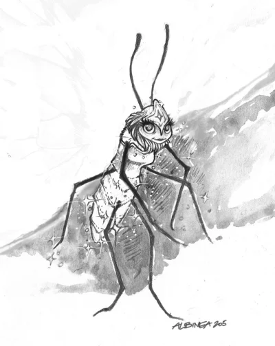 Albinea - 205/365 Mrówka Bojówka. Ma nawet zbroję 
#365lipiec #albinearysuje