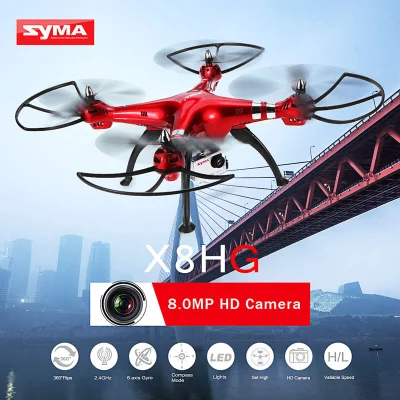 konto_zielonki - Duży dron Syma X8HG RC, wersja RTF, kamera 8MP za 62$ (~233zł)

Wy...