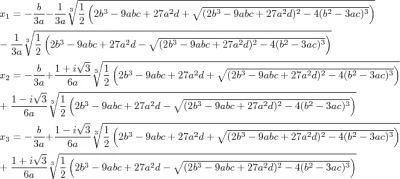 K.....c - Jak macie równanie stopnia trzeciego:
 ax^3+bx^2+cx+d
 i nie da się go po...