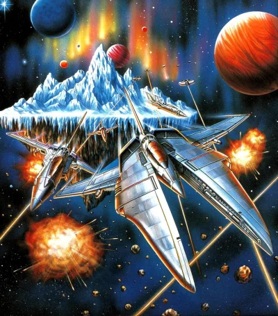 FlaszGordon - #scifi #scifiart #statekkosmiczny #famicom #gra [ #gradius / #salamande...