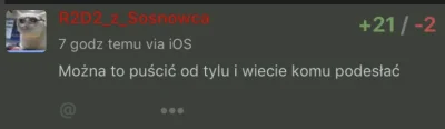 R2D2zSosnowca - Z innego znaleziska, puszczonego „od tyłu” w stosunku do tego tutaj 
...