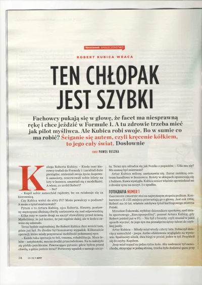 wissarionow - cały artykuł z Newsweeka(reszta w komentarzach)

#kubica #f1