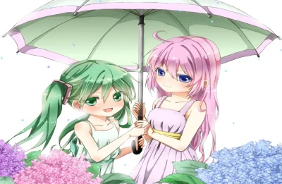 Psych0 - #randomanimeshit #vocaloid #hatsunemiku #megurineluka #yuri #chibi