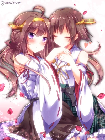 BlueFeather - #randomanimeshit #kantaicollection #hiei #kongou