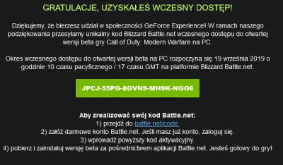 Sercio - Witam, mam kluczyk do rozdania na dzisiejszą betę, ja osobiście kupiłem pre-...