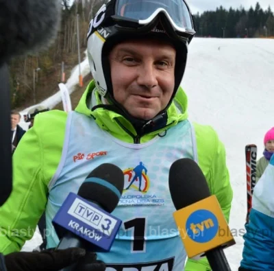 cienki_wonsz - Mój prezydent to fanatyk narciarstwa. Pół kraju #!$%@? śniegiem!
#dud...