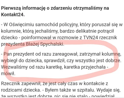 bartdziur - Rzućcie okiem na to. Nasz wspaniały prezydent rzucił się od razu na pomoc...