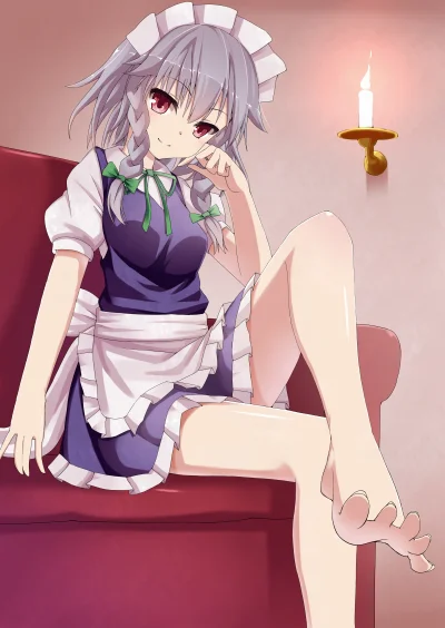 BlackReven - #randomanimeshit #touhou #sakuyaizayoi #maid @blackreven ;3