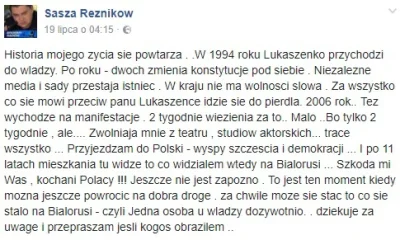 Kempes - #polityka #4konserwy #neuropa #polska

Opozycjonista białoruski o Polsce.