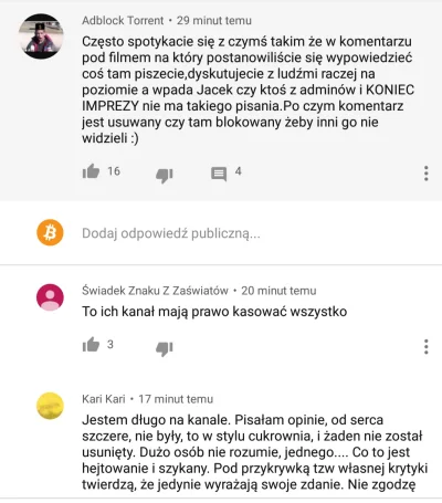 kozacki-trolejbus - Komentarze spod najnowszego filmu, nie wiem czy jeszcze wisi ta r...