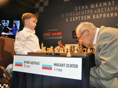 Z.....i - Misha osipov vs najstarszy żyjący arcymistrz 95 letni Yuri averbakh #szachy...