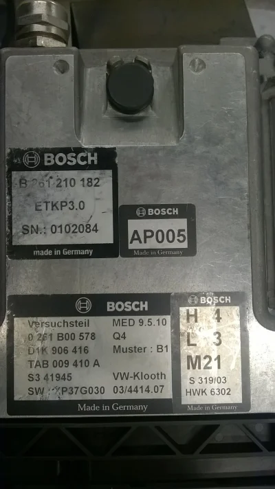 1iostatni - Potrzebuje schemat pinów dla sterownika silnika Bosch 9.5.10 używanego w ...