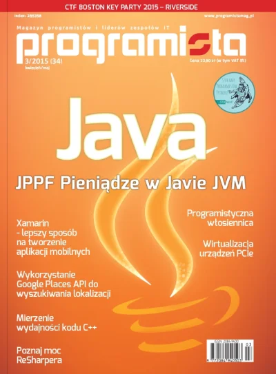 JavaDevMatt - W ramach wspolpracy mojego bloga #javadevmatt z Magazynem "Programista"...