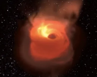 b.....u - Astrofizycy stworzyli model supermasywnej czarnej dziury w wirtualnej rzecz...