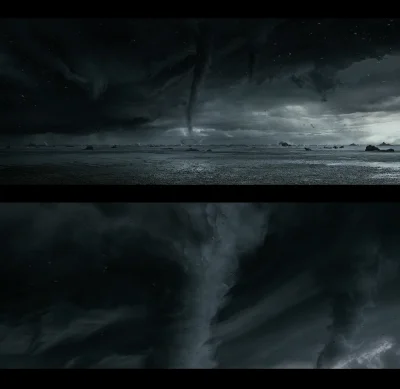 enemydown - Nie wygląda tak źle to tornado co zrobiłem do Exodusa. 

#mattepainting...