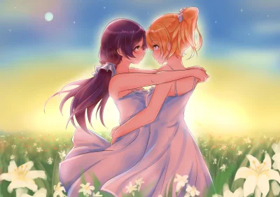 l.....f - #randomanimeshit #lovelive #lovelivesunshine #eliayase #nozomitoujou #yuri ...