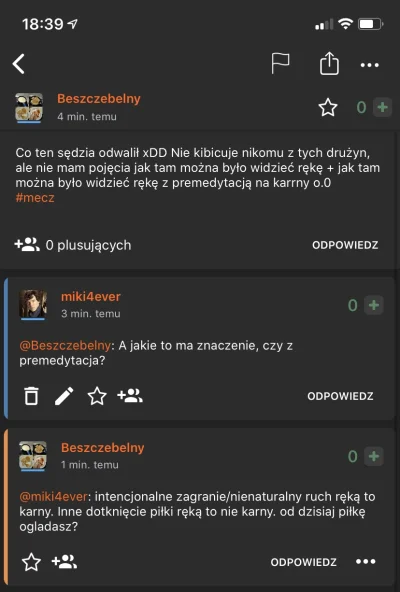 miki4ever - Pewnie zaraz usunie, wiec wrzucam screen. Kolejny ekspert #pilkanozna 

#...