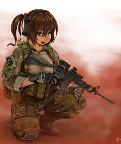 qqwwee - #randomanimeshit #girlswithguns #pixiv #