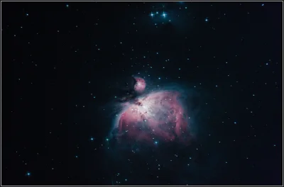 jgoluch - M42 - Wielka mgławica w Orionie - jest to mgławica dyfuzyjna oddalona o oko...