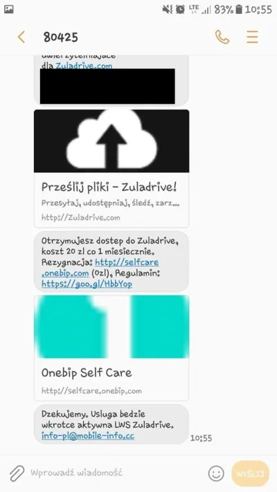 jakuba94 - Mireczki aktywujcie sobie blokadę SMS Premium
Moja różowa przed chwilą do...