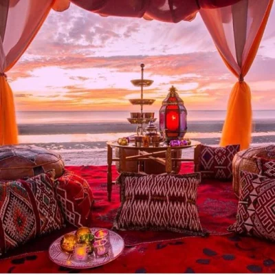 Black-Prince - Tea time in the desert at Marrakesh Hua Hin Resort #Morocco
