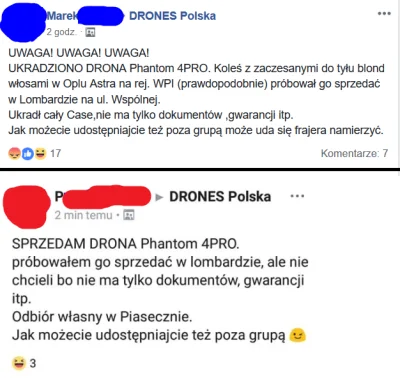 StarySer - #drony #zlodzieje #facebook 

Cześć Mirki. Kilka godzin temu, na faceboo...