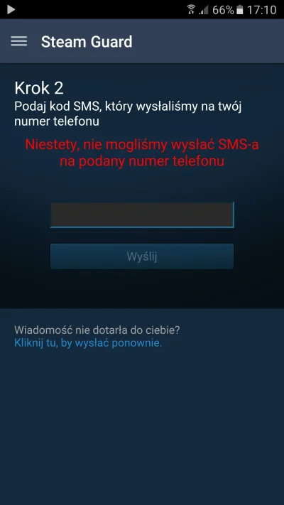 miek13 - Cześ mirki, gdy próbuje zrobić steamguarda na nowym telefonie wyskakuje mi :...