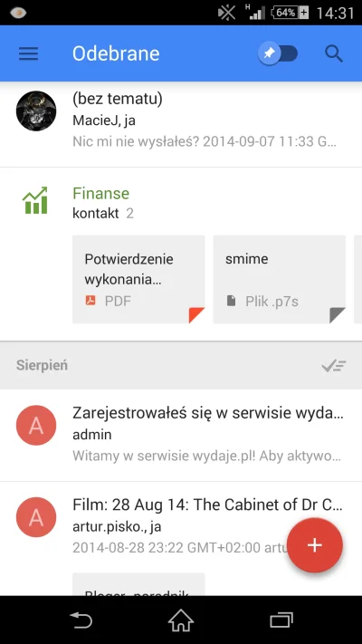 a.....1 - Ładnie to wygląda muszę przyznać. 



#android #google #inbox #xperiaz