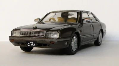 PiotrekW115 - Model mało znanej w Polsce limuzyny Nissan Cima Y31 z lat 1988-1991. Mi...